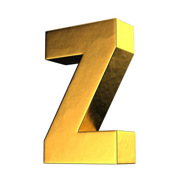 حرف Z از الفبای طلایی یک مسیر قطع وجود دارد