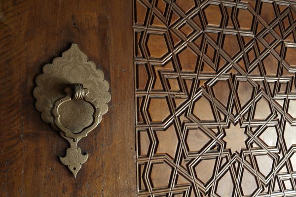 الگوهای درب مسجد سلیمیه ادرنه ترکیه