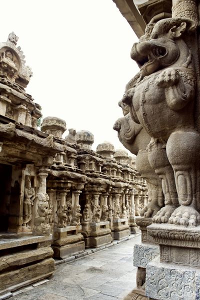 معبد کایلاساناتار در کانچیپورام تامیل نادو هند