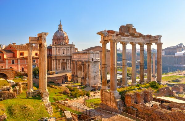 خرابه های رومی در رم فروم