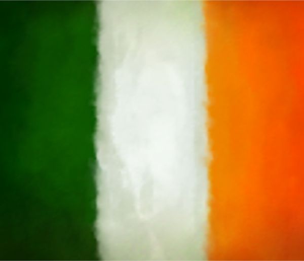 پس زمینه آبرنگ پرچم ایرلند - وکتور