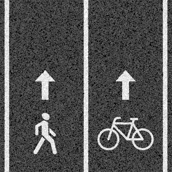 مسیرهای دوچرخه و عابر پیاده بردار