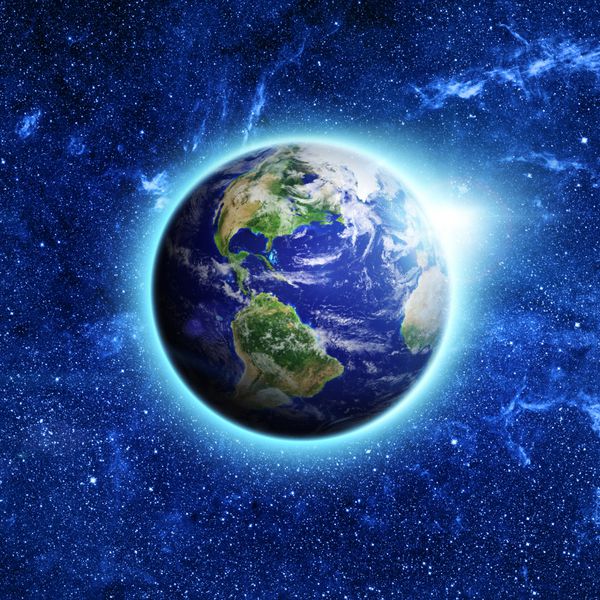 سیاره زمین عناصر این تصویر توسط ناسا ارائه شده است