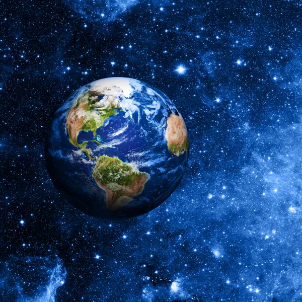 سیاره زمین عناصر این تصویر توسط ناسا ارائه شده است