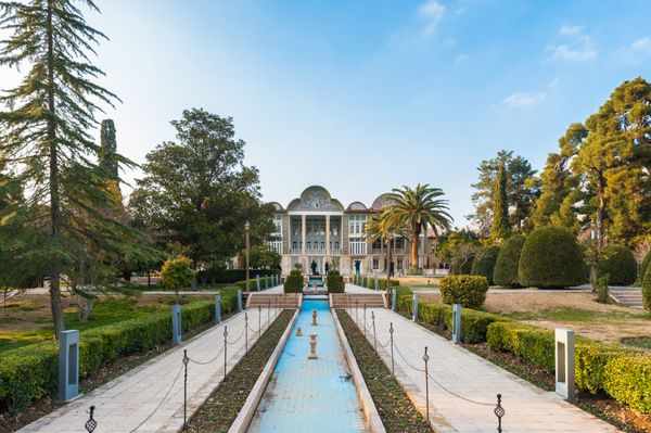 خانه قوام و طبیعت باغ ارم باغ ایرانی تاریخی شیراز ایران میراث جهانی یونسکو