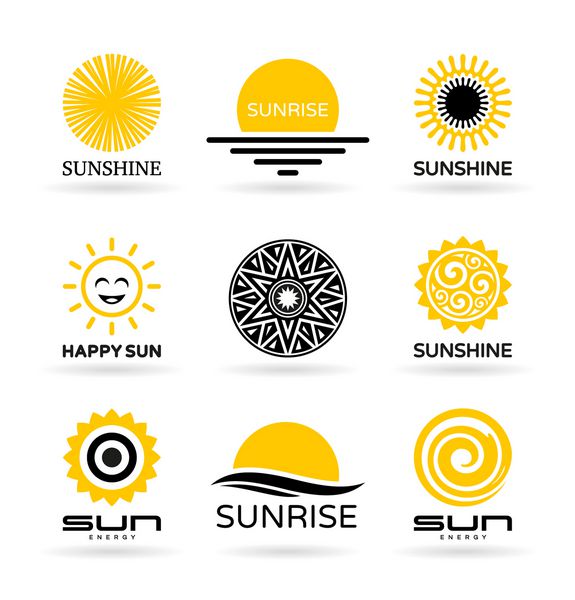 مجموعه ای از نمادهای خورشید 4