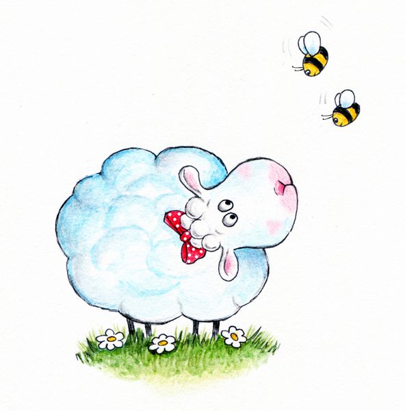 گوسفند و زنبورهای ناز