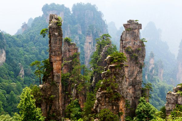 پارک ملی Zhangjiajie در هونان چین