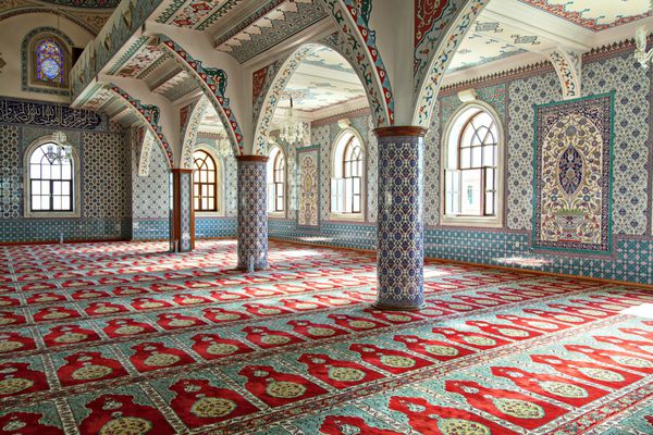 عکس داخلی مسجد ماناوگات در آنتالیا ترکیه