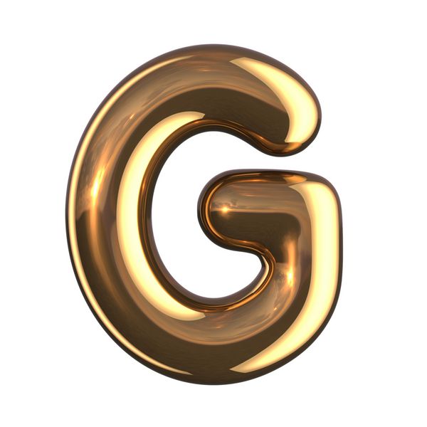 حرف G از الفبای گرد طلایی یک مسیر قطع وجود دارد