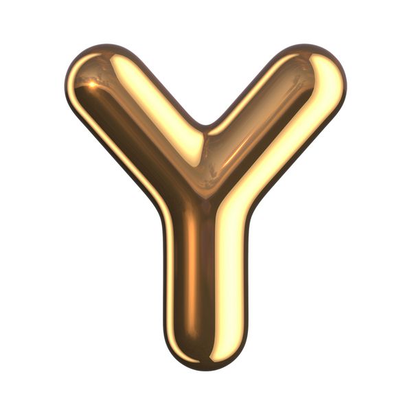حرف Y از الفبای گرد طلایی یک مسیر قطع وجود دارد