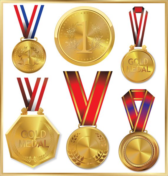 مجموعه مدال طلا