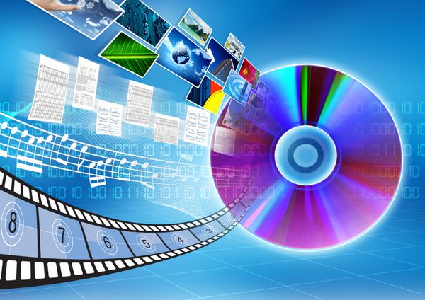 تصویر مفهومی در مورد نحوه ذخیره یک سی دی یا دی وی دی به عنوان ذخیره سازی فایل های چند رسانه ای سند آرشیو موسیقی تصویر یا فیلم و غیره