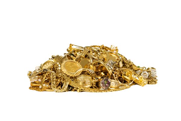 انبوهی از جواهرات طلا