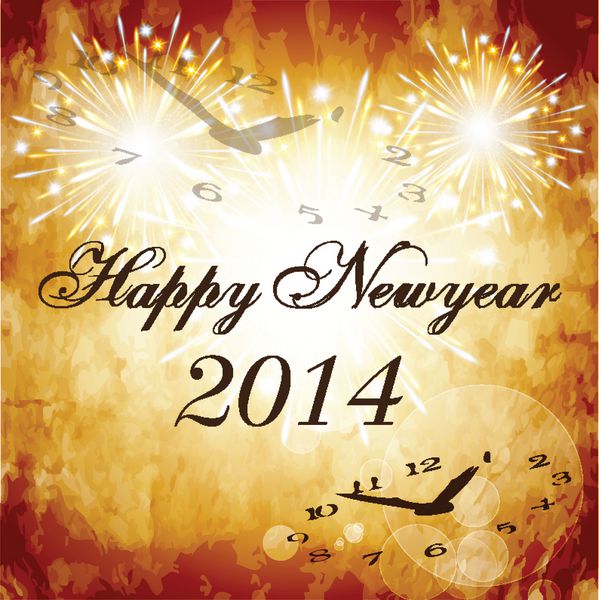 سال نو مبارک 2014 سبک وینتیج