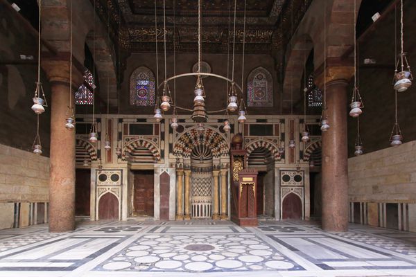 مسجد قبله ایوان در خان خلیلی قاهره