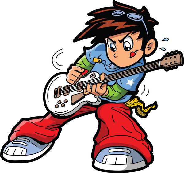 انیمه مانگا راک استار نوازنده گیتار
