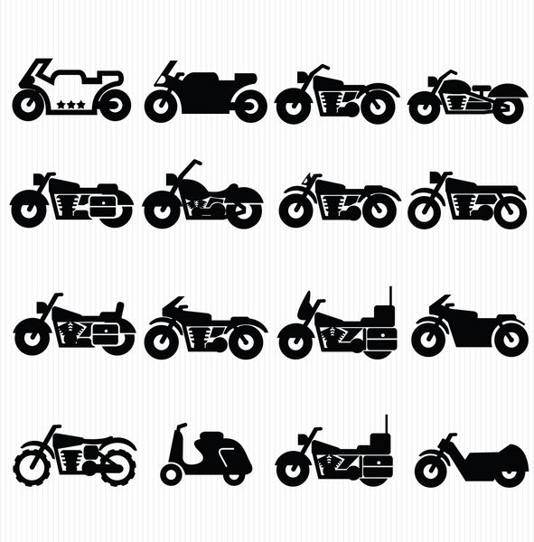نمادهای موتور سیکلت