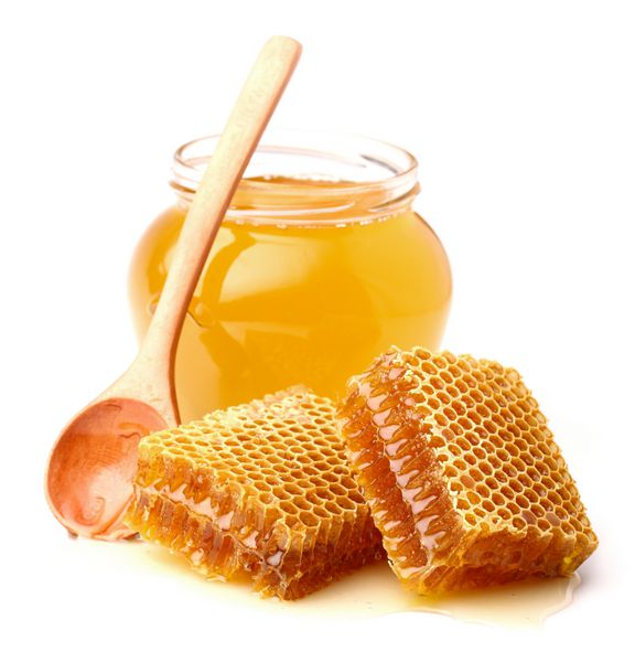 عسل تازه با لانه زنبوری