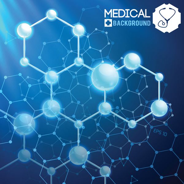 پیشینه پزشکی مفهوم طراحی وکتور حاوی شفافیت‌ها است