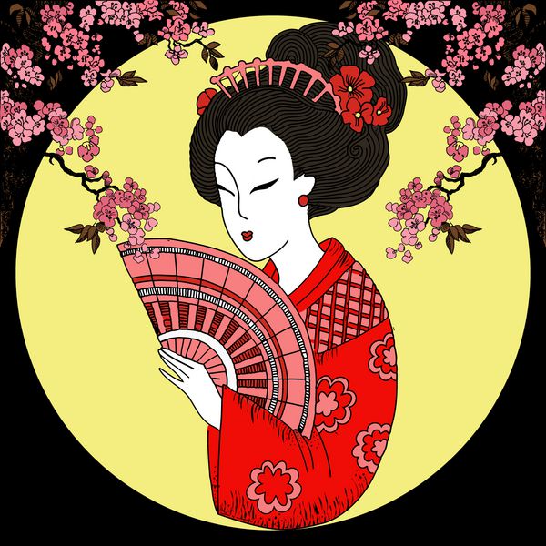 گیشا زن ژاپنی
