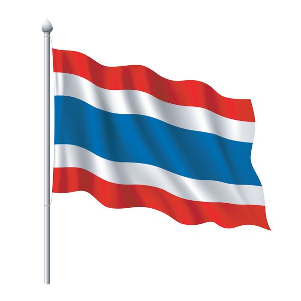 پرچم تایلند وکتور