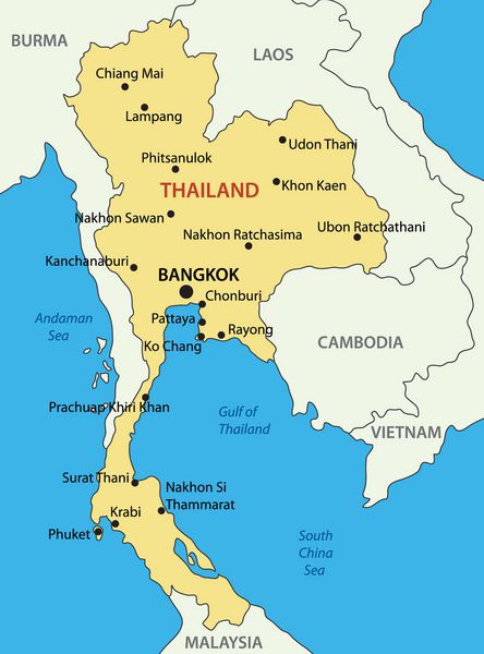 پادشاهی تایلند - نقشه برداری