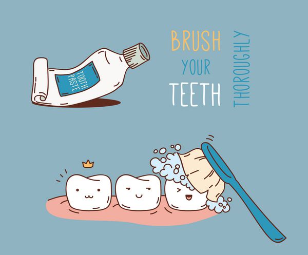 تمیز کردن دندان