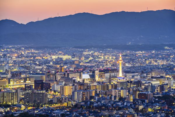 کیوتو افق مدرن ژاپن