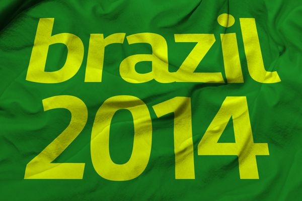پرچم شگفت انگیز برزیل و شماره 2014