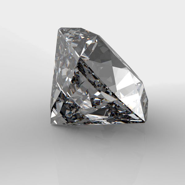 الماس سه بعدی در ترکیب به عنوان مفهوم