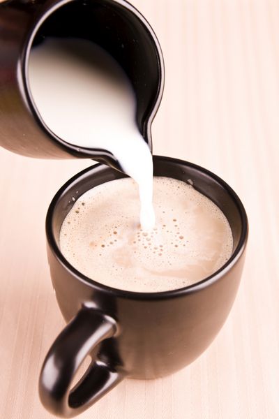 قهوه کاپوچینو با شیر