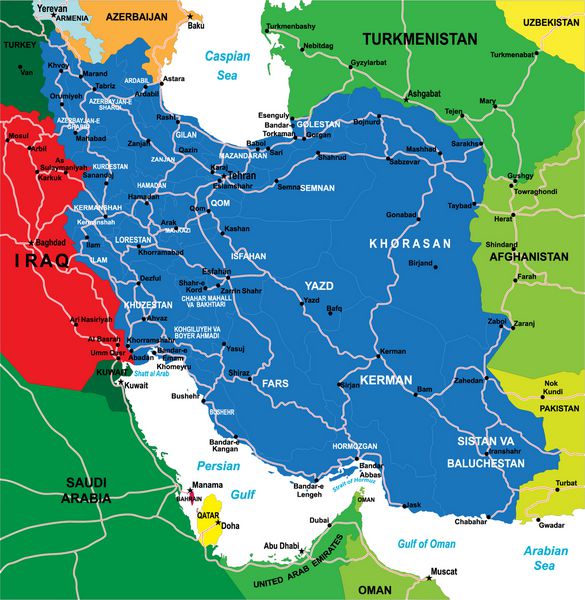نقشه ایران