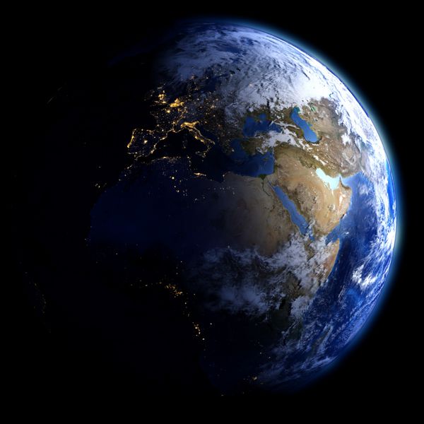 روز و شب در سیاره زمین عناصر این تصویر توسط ناسا ارائه شده است سایر جهت گیری های موجود