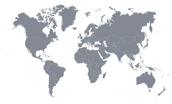 نقشه خاکستری جهان