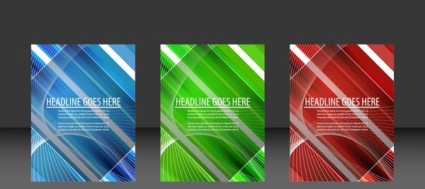 مجموعه قالب بروشور تجاری طرح جلد