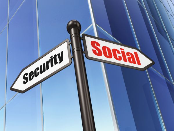 مفهوم حفاظت امنیت اجتماعی در پس زمینه ساختمان رندر سه بعدی