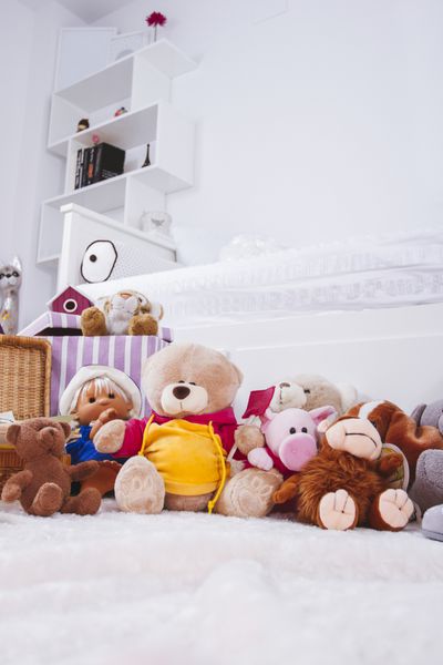 اسباب بازی های نرم در اتاق خواب کودک