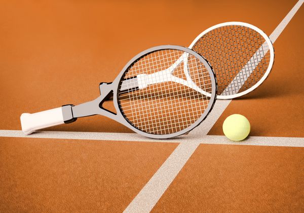 تنیس راکت کره دادگاه بازی زمین