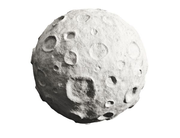 ماه در پس زمینه سفید دهانه ها و برآمدگی های ماه تصویر سه بعدی از ماه کامل جدا شده