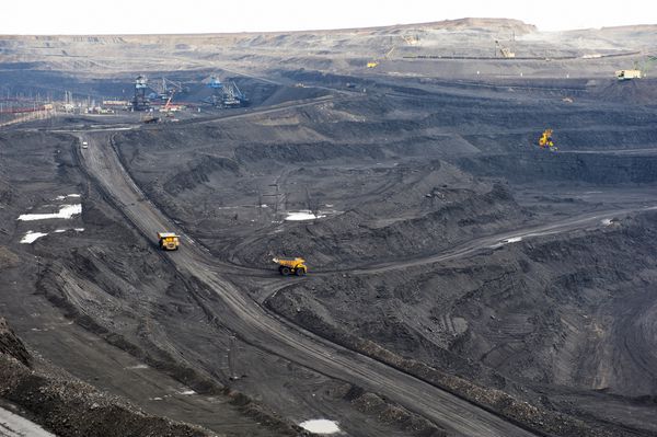 حمل و نقل بزرگ در معدن زغال سنگ