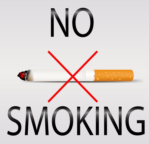 امضای سیگار ممنوع وکتور