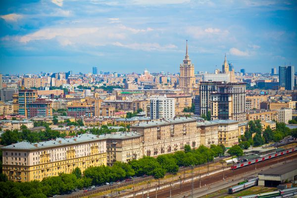 مسکو - منطقه تاریخی راه آهن در پیش زمینه