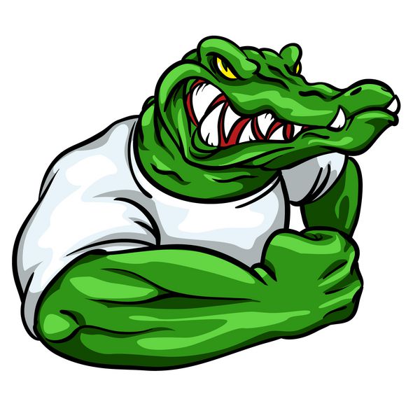 طلسم تمساح طراحی لوگوی تیم تمساح خشمگین جدا شده