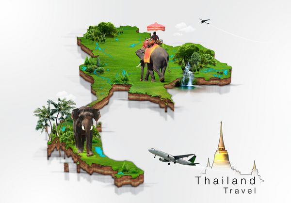 مفهوم سفر تایلند