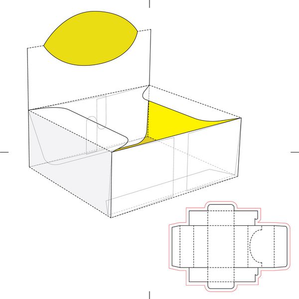 جعبه نمایش محصول با طرح طرح