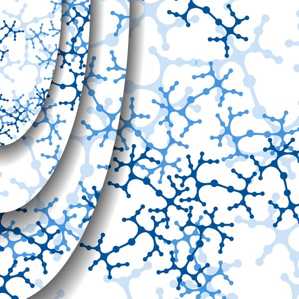 تصویر رنگارنگ DNA ترکیب دیجیتال