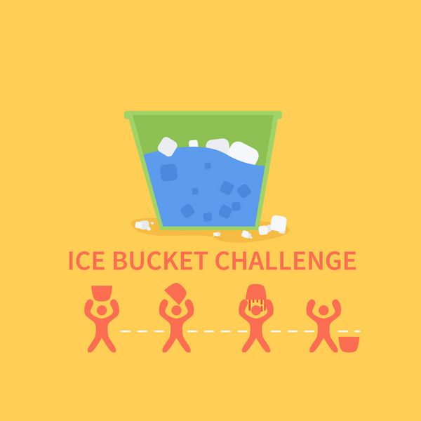 چالش سطل یخ ALS وکتور