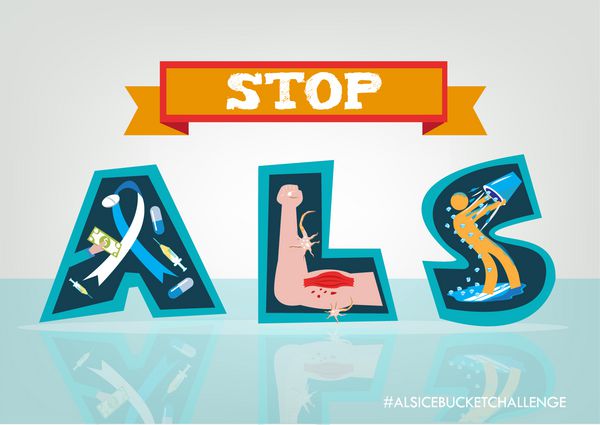 مفهوم ALS را متوقف کنید کمپین چالش سطل یخ ALS