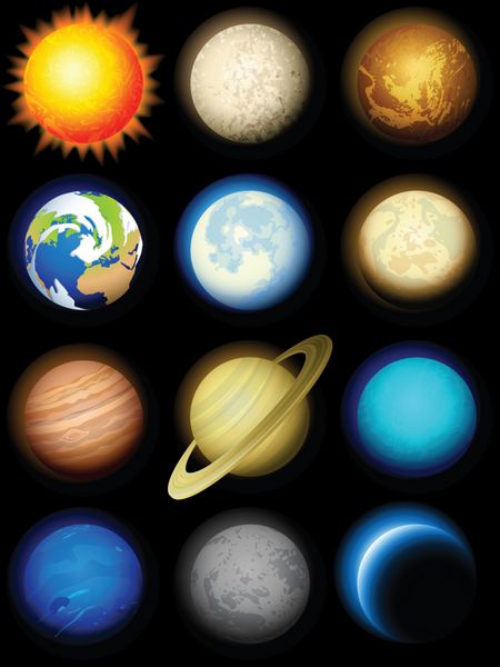 نمادهای منظومه شمسی